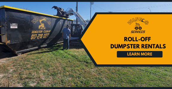 Roll Off Dumpster Rentals in Granbury TX Call To Action Featured Image